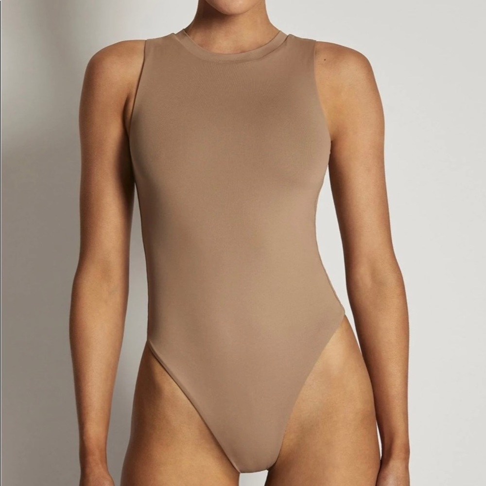 New Meshki Jordyn Tank Sleeveless Bodysuit M